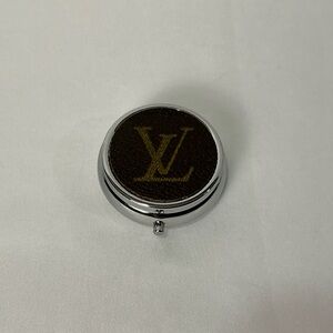 Louis Vuitton Monogram Canvas Pill Box with Compact Mirror